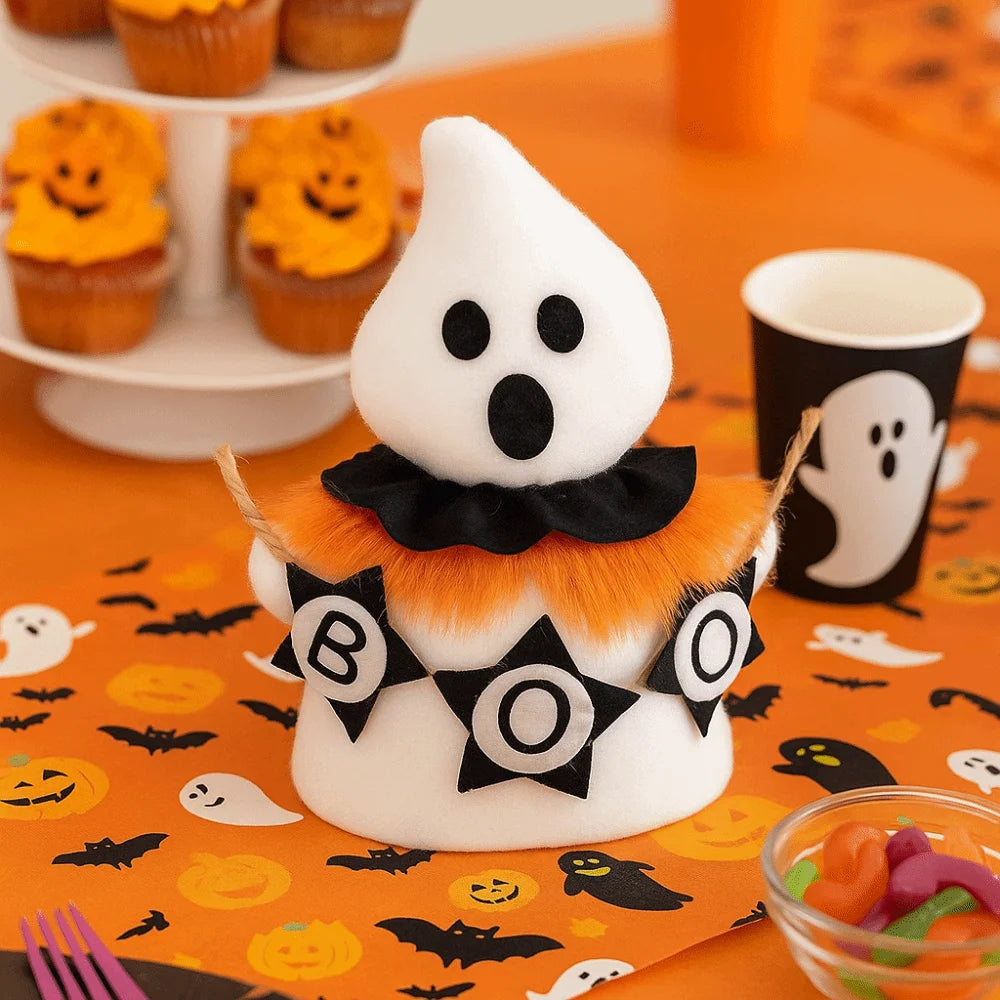 Holiday Decor Funny Halloween Ghost Doll Handicraft Soft Scary Ghost Doll Cartoon Spooky Doll Halloween