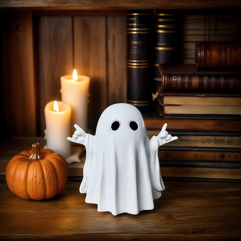 Halloween Creative Ghost Ornaments Desktop Ornament  Personalized Home Halloween Party Terrifying Atmosphere Decorations