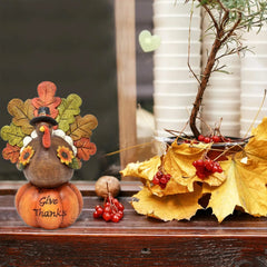 Thanksgiving Pumpkin Turkey Ornament Harvest Festival Party Desktop Decoration Thanksgiving Gift For Friends Family