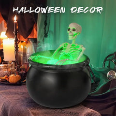 Halloween Decoration Set Halloween Black Witch Bowl DIY Magical Floating Bottle Spooky Skeleton Party Scary Props