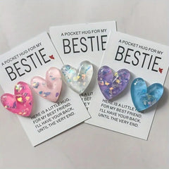 1-100pcs Set, Pocket Hugs for My Best Friend: Heartfelt Gifts for Girlfriend, Suitable for Graduation, Back to School, Christmas