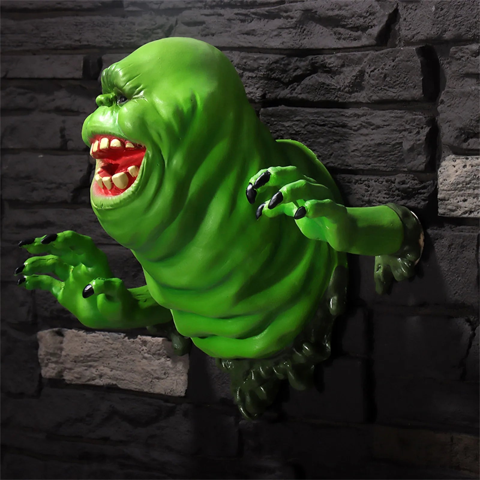 Halloween Ghostbusters Resin Wall Decor Party green gluttonous ghost ornaments Halloween Inflatable Red Ghost Glowing Decoration