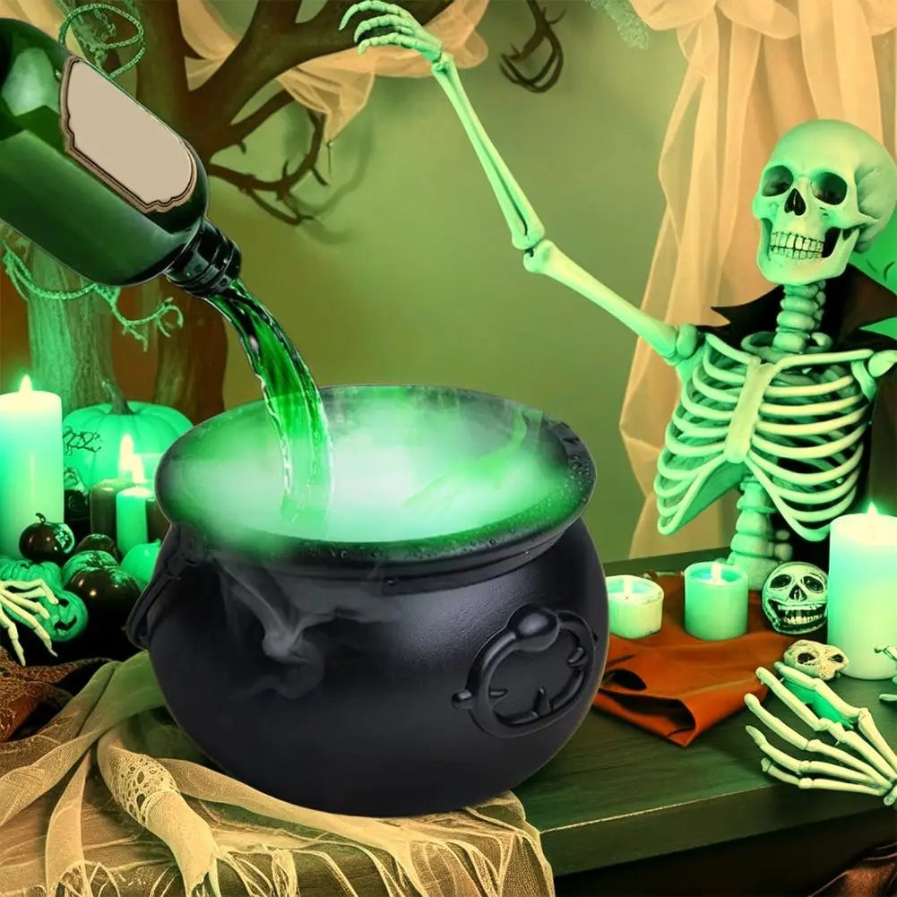 Halloween Black Witch Bowl Magic Float Bottle And Diffuser Horror House Decoration Hocus Pocus Party Scary Props Halloween Decor