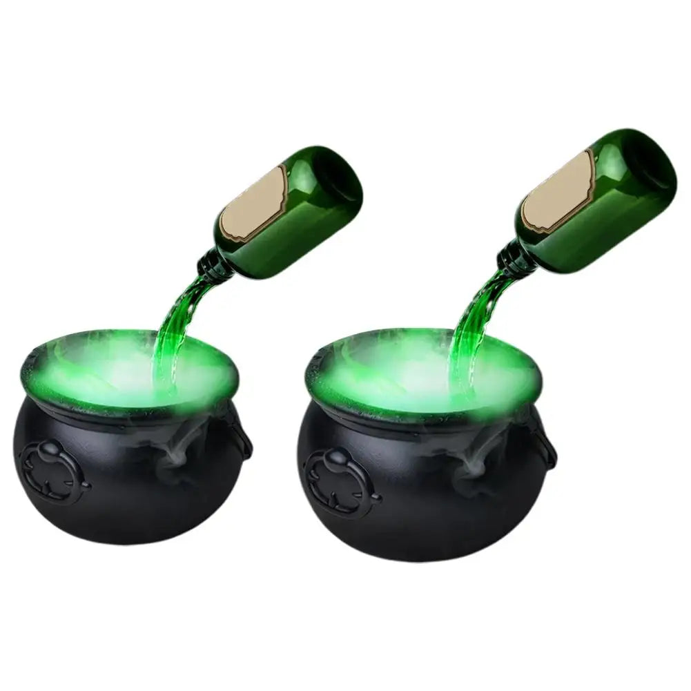 Halloween Black Witch Bowl Magic Float Bottle And Diffuser Horror House Decoration Hocus Pocus Party Scary Props Halloween Decor
