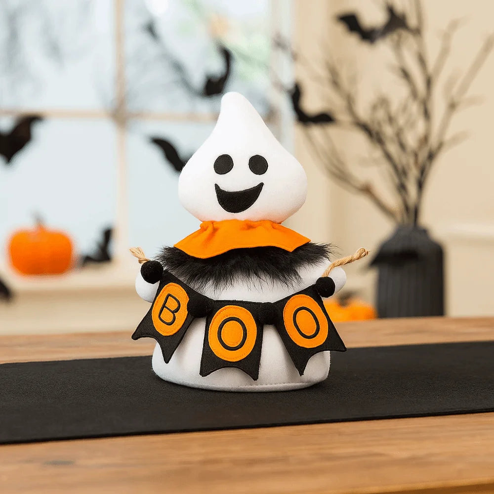 Holiday Decor Funny Halloween Ghost Doll Handicraft Soft Scary Ghost Doll Cartoon Spooky Doll Halloween