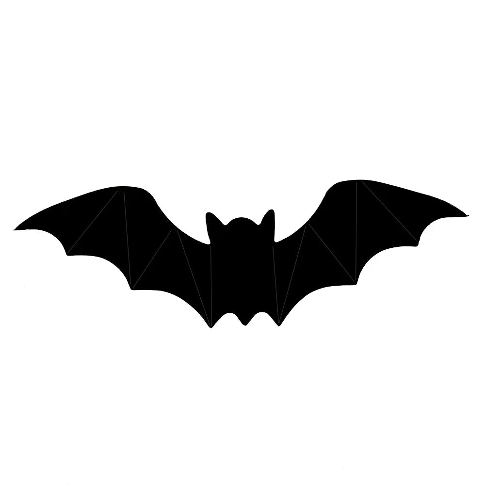 Halloween Bat/Spider Decor Night Light 3D Purple/Green Lights Wall Sticker for Self-adhesive Decor Halloween Party Decoration