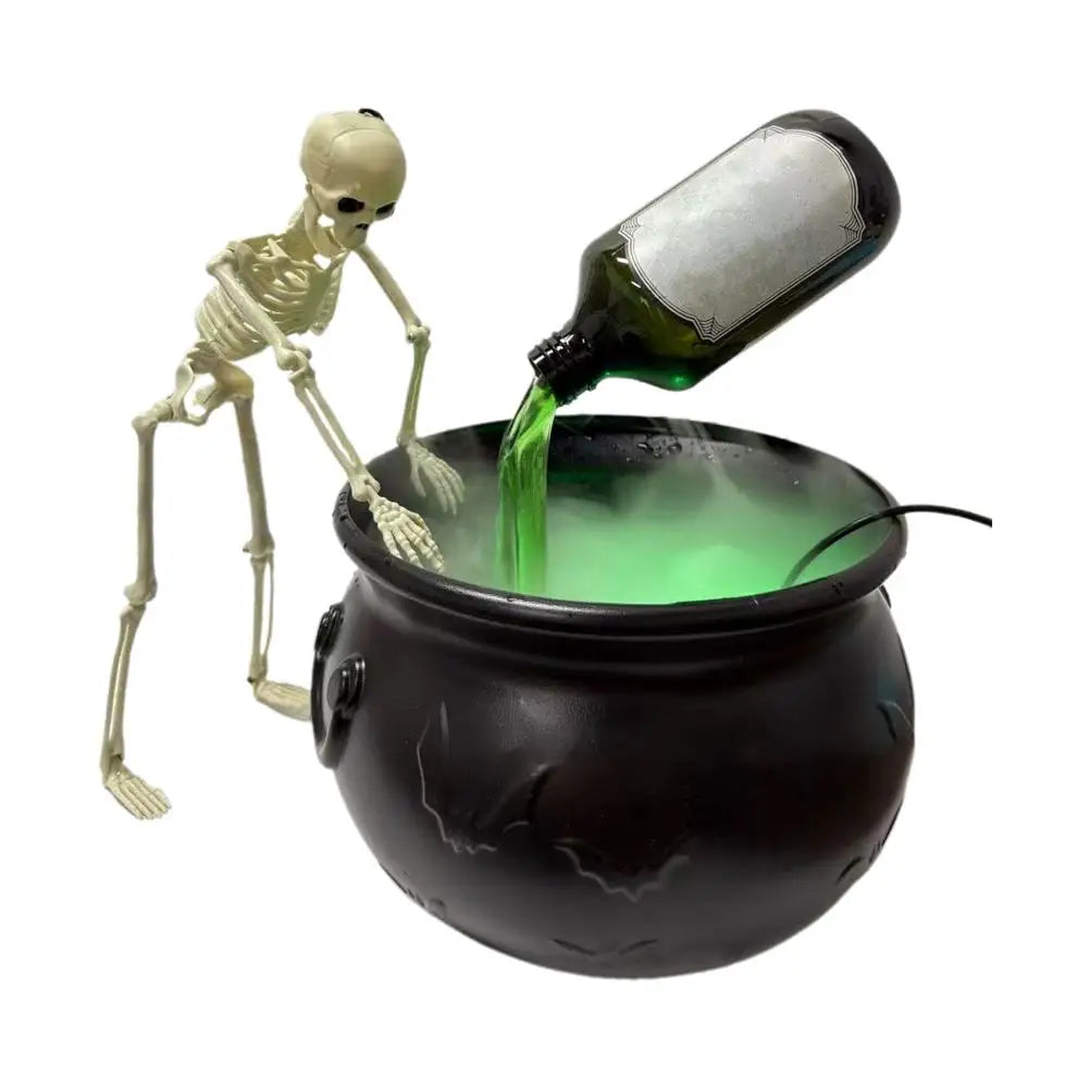 Halloween Decoration Set Halloween Black Witch Bowl DIY Magical Floating Bottle Spooky Skeleton Party Scary Props