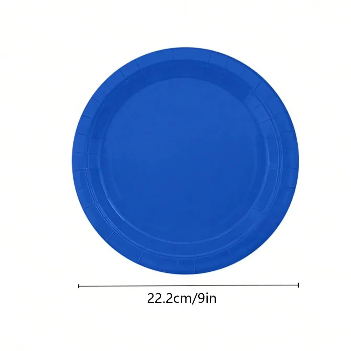 Party Supplies Set Include Paper Plastic Spoons Forks Knives 9/7 Inch Disposable Dinner Dessert Plates