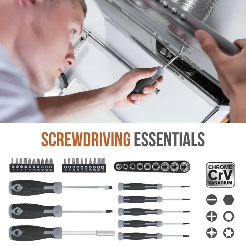 Home Tools Kits DIY Professional Hammer Scissors Wrenches Hardware Home Repair Tool Set Multifunctional Hand Tools Sets