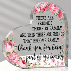"Thank You Family" Decor: Cute home decor, investment prop, photography use—housewarming/birthday gifts.