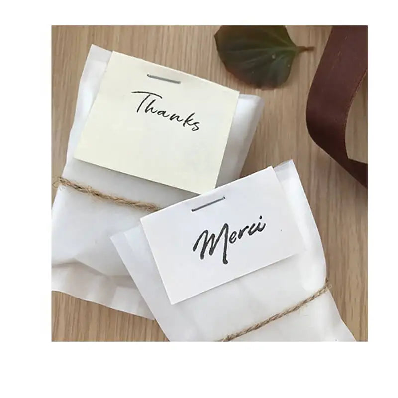 Stamp Scrapbooking 10 Types Thank You Greeting Wooden Stamps Stationery DIY Card