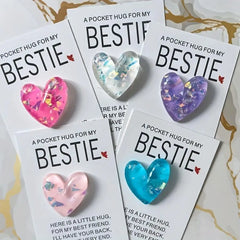 1-100pcs Set, Pocket Hugs for My Best Friend: Heartfelt Gifts for Girlfriend, Suitable for Graduation, Back to School, Christmas