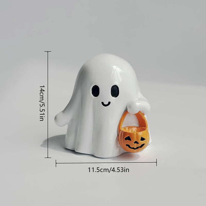 Halloween Creative Ghost Ornaments Desktop Ornament  Personalized Home Halloween Party Terrifying Atmosphere Decorations