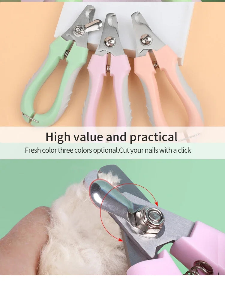 Nail Clippers for Pet Cleaning and Grooming Supplies, Dog and Cat Nail Clippers, Pet Accessories