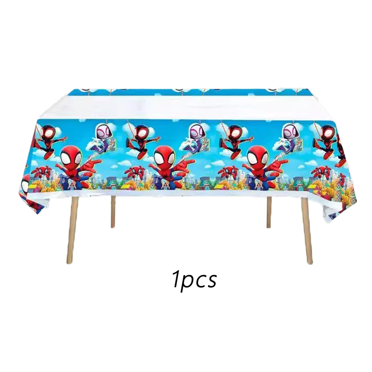 Spidey And His Amazing Friends Birthday Party Supplies, banner，Plates, Napkins and Tablecover for Party Decorations