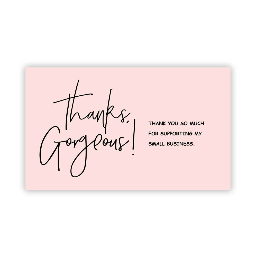 10-30Pcs Thank You Card Party Gift Shopping Purchase Thanks Greeting Cards Appreciation Card For Sellers
