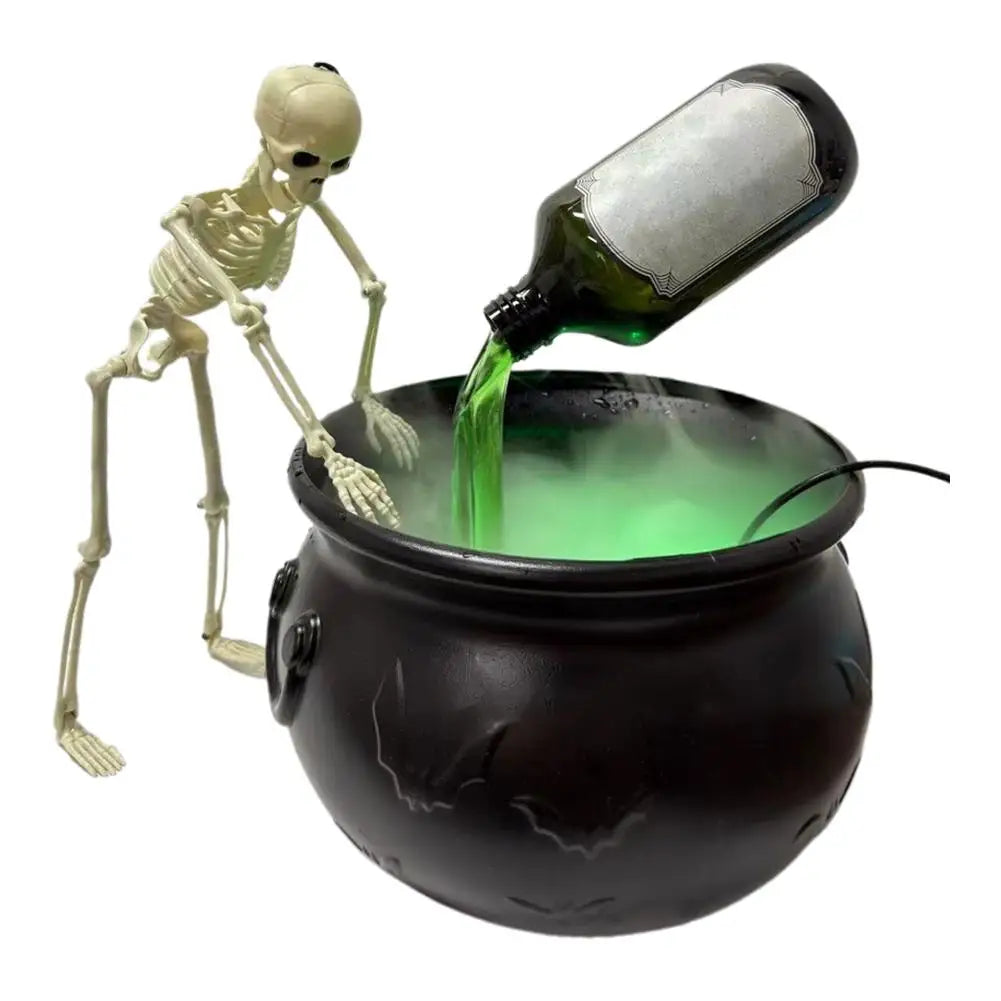 Halloween Decoration Set Halloween Black Witch Bowl DIY Magical Floating Bottle Spooky Skeleton Party Scary Props