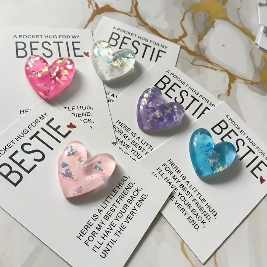 1-100pcs Set, Pocket Hugs for My Best Friend: Heartfelt Gifts for Girlfriend, Suitable for Graduation, Back to School, Christmas