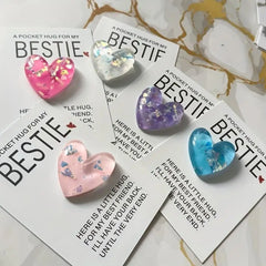 1-100pcs Set, Pocket Hugs for My Best Friend: Heartfelt Gifts for Girlfriend, Suitable for Graduation, Back to School, Christmas