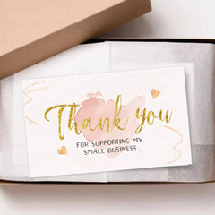 10-30pcs Thanks Greeting Card Thank You Cards Gift Decoration Appreciation Card for Small Business Wedding Paty Retailsale