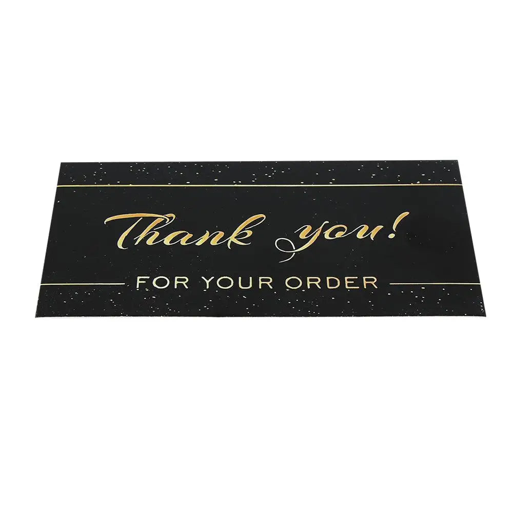 50PCS Thank You Cards For Supporting My Small Business Thanks Greeting Cards Candy Bags Paper Seal Label Party Favor Gift