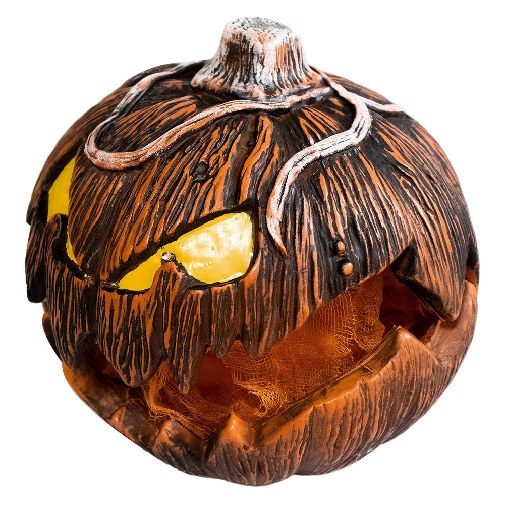 Halloween Pumpkin Decoration Realistic Scary Atmosphere Light Battery Powered with Light Up Eyes for Courtyard Bar Haunted House