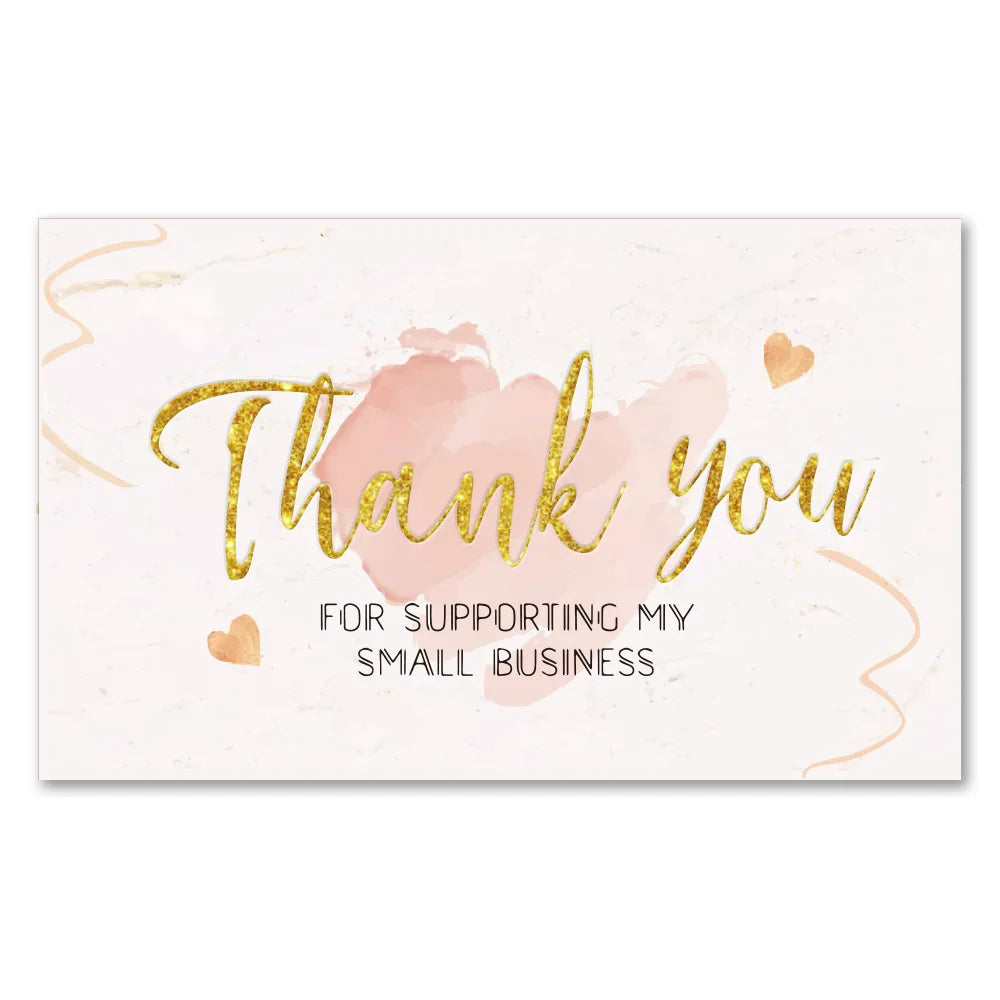 10-30pcs Thank You Cards Thanks Greeting Card Gift Decoration Appreciation Card for Small Business Wedding Shower Retailsale