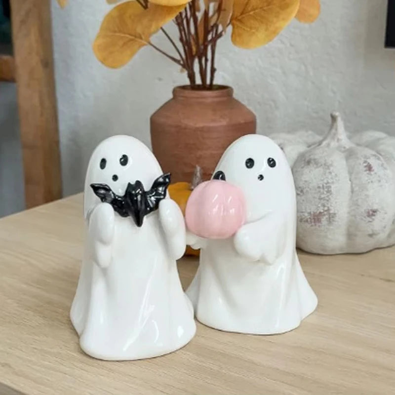 Halloween Creative Ghost Ornaments Desktop Ornament  Personalized Home Halloween Party Terrifying Atmosphere Decorations