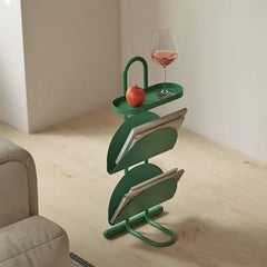 Living room balcony coffee table, magazine bookshelf, bedroom bedside storage rack, creative small table, side cabinet