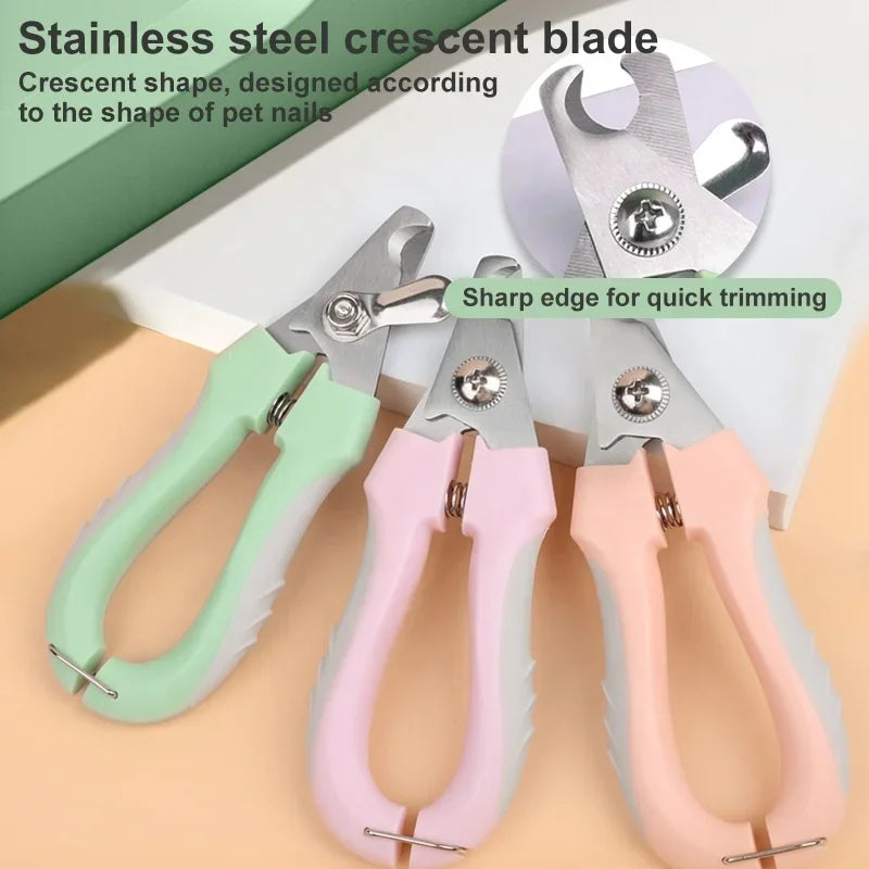 Nail Clippers for Pet Cleaning and Grooming Supplies, Dog and Cat Nail Clippers, Pet Accessories