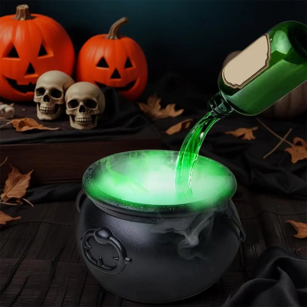 Halloween Black Witch Bowl Magic Float Bottle And Diffuser Horror House Decoration Hocus Pocus Party Scary Props Halloween Decor