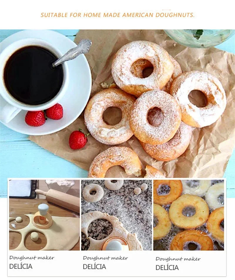 DIY Confectionery Pastry Baking Tools  Donut Maker Dispenser  Donut Making Artifact Creative Dessert MoldKitchen Gadget Bakeware