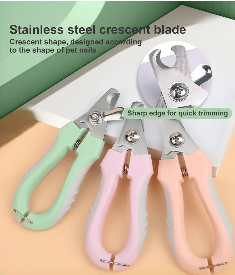 Nail Clippers for Pet Cleaning and Grooming Supplies, Dog and Cat Nail Clippers, Pet Accessories
