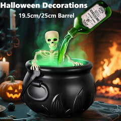 Halloween Decoration Wizard Bowl Magic Float Bottle and Diffuser Halloween Horror Skeleton Ghost Ornaments Haunted House Props