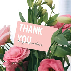50Pcs Exquisite Thank You Cards,Elegant And Professional Design,Perfect For Thanksgiving,Wedding, Graduation,Thank You Card